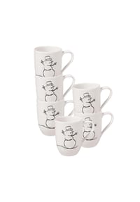 Villeroy & Boch - Statement Lines Becher 'XMAS' Statement Lines Becher 290 ml 6er Set weiß - weiß