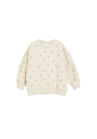 s.Oliver - Sweatshirt, Rippbündchen, für Kinder - 04W0 WHITE