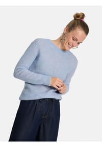 LIEBLINGSSTÜCK - Damen Pullover aus Alpaka-Woll-Mix BabroEP - 430-light blue