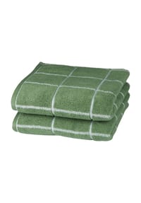 ROSS® - Handtuch - 32 PINIEGRÜN- WEIS