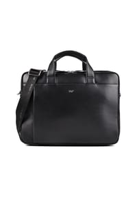 BRAUN BÜFFEL GOLF 3.0 - Laptoptasche, Leder, Reißverschluss - SCHWARZ