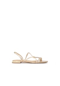 Kazar - Goldene Pantoletten, die auch als Sandalen getragen werden können - Gold