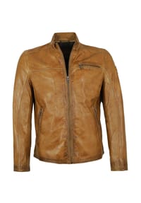 MILESTONE® - Jacke MSMarco robuste Metallreißverschlüsse - Hell-Cognac