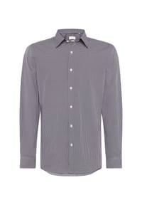 pierre cardin - Hemd mit Allover-Print - Chambray Blue