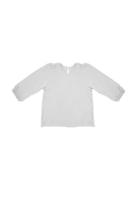 maximo® - GOTS MINI GIRL-Bluse langer Ärmel, Musselinstoff - flieder