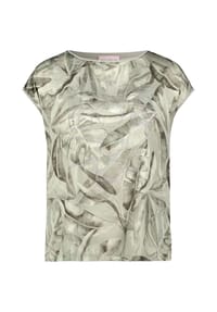 BETTY BARCLAY - Blusenshirt mit Aufdruck - Khaki/Khaki