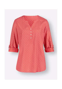 Witt - Bluse - apfel-weiß-bedruckt