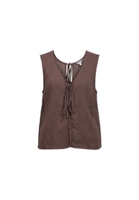 VILA - Top - seal brown