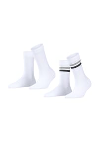 ESPRIT - Socken, 2er-Pack, Rippenstruktur, für Damen - 2060 WOOLWHITE