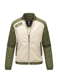 MARIKOO® - Collegejacke Sayoo - Offwhite - Apricot Sorbet