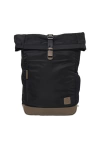 GALERIA - Daypack, Leder, Steckverschluss - BLACK & KHAKI