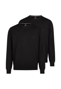 Redmond - Pullover 2er Pack Basic - Schwarz