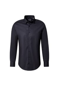pierre cardin - Hemd mit Knopfleiste - Schwarz
