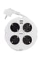 REV RITTER Mehrfachsteckdose "USB-Line PowerDisc", rund, 4-fach, 140 cm Bild 2