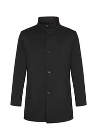 MANGUUN - Kurzmantel, Stehkragen, für Herren - 790  BLACK
