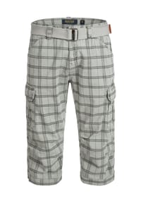 INDICODE - Shorts Cargo Nicolas Check - Amber