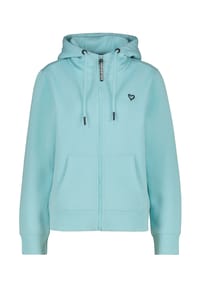 ALIFE AND KICKIN® - BarbaraAK A Hooded Sweat Jacket - cloudy