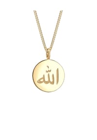 elli. - Halskette Schriftzeichen Geo Symbol 925 Sterling Silber - Silber
