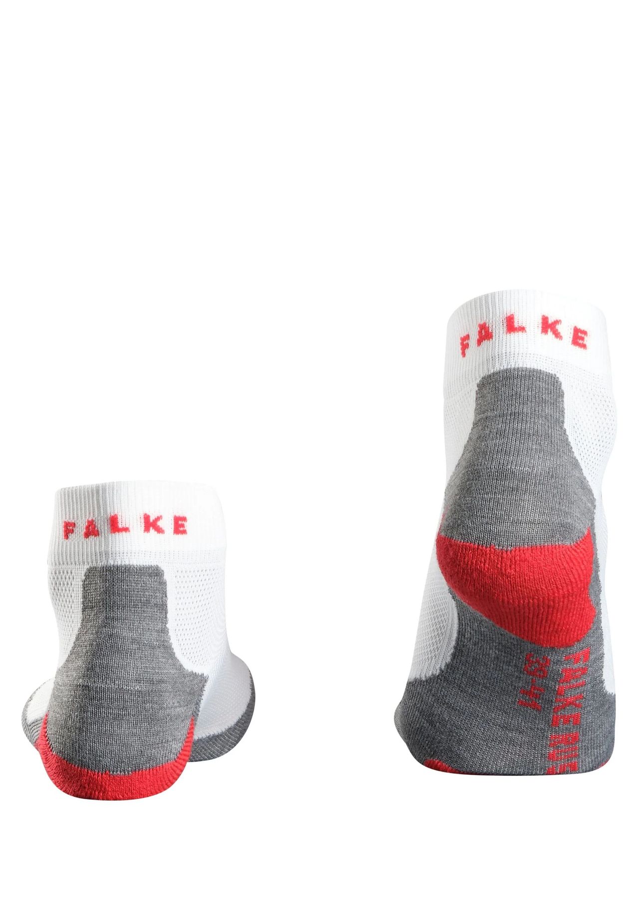 Falke RU5 Lightweight Short Sportsocken, Schnelltrocknend, FüR Herren, Weiß|Grau, 39-41