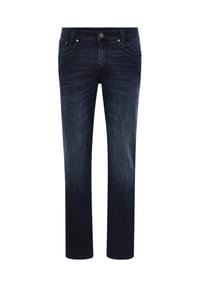PADDOCK'S® - Regular Fit Jogg Denim Jeans mit Stretch BEN - blue black used moustache