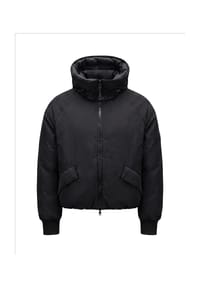 No. 1 Como - Jacke LECCE mit hochabschließender Kapuze - BLACK