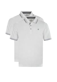 hajo - Poloshirt 2er Pack Pique - Admiralsblau