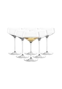 LEONARDO Champagnerschalen Puccini 350 ml 6er Set transparent - PUCCINI - transparent