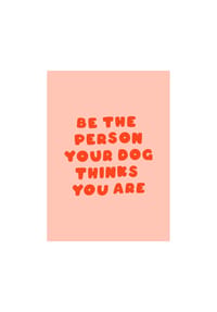  POSTER & FRAME® - Poster  Affordable Art Prints x Maren Gross - Typography for Dog Lovers - 30 x 40 cm