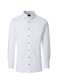 VENTI - Herren Businesshemd uni Comfort Fit - Weiß