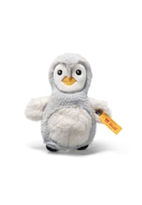 Steiff - Greifling "Lio Pinguin", mit Rassel - GRAU/WEISS