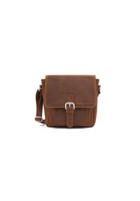 WILD LIFE - Umhängetasche Hunterleder, für Damen und Herren - braun