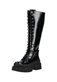 STEVE MADDEN - Lederimitat Stiefel - Schwarz