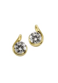 CELESTA® - Damen Ohrstecker, 375er Gelbgold - gelbgold