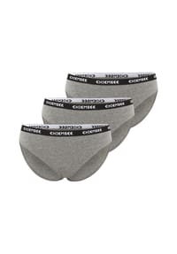 CHIEMSEE - Slip im Dreierpack und Label-Look - 1010 White/White