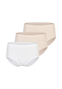 Speidel. - Midi Slip 3er Pack Cotton & More - Beige / weiß