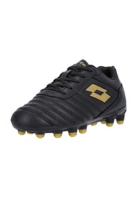 LOTTO - Fußballschuhe Stadio 700 AGM JR mit innovativer Technologie für Kunstrasen - 1UQ All Black/Light Platino