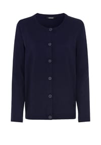 olsen - Cardigan mit Rundhalsausschnitt und Knopfleiste - Ink Blue