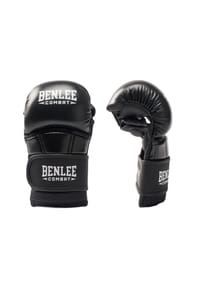 BENLEE™ - MMA Sparring- Handschuhe aus Leder/Kunstleder Mix FLUX - Black/White
