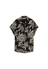 DENIM TOM TAILOR - Hemdbluse, weich, für Damen - 37993 BLACK BEIGE