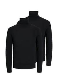 JACK & JONES - Pullover 2er Pack Emil Knit - Schwarz