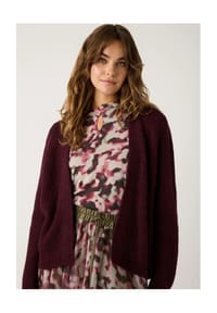 MORE & MORE - Cardigan, Langarm, für Damen - 0564  RUBY ORCHID
