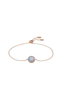 FOSSIL MERRIT - Fossil Station-Armband für Damen Merrit Classic Mother-of-Pearl Edelstahl roségoldfarben, JF04937791 - Roségold
