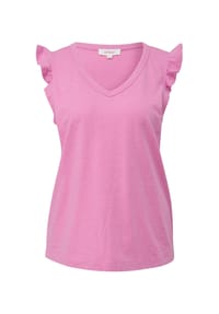 s.Oliver - T-Shirt, Rüschen, für Damen - 4397  LILAC/PINK