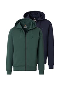 redmond - Sweatjacke / Hoodie 2er Pack Basic - Dunkelblau / dunkelgrün