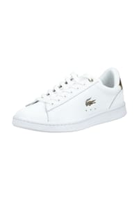 LACOSTE - Leder Sneaker - Weiß/Gold