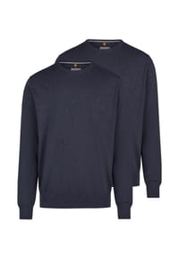 Redmond - Pullover 2er Pack Basic - Schwarz