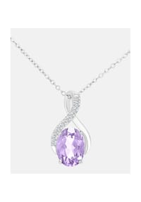 Diamant L'eternel - Kette mit Anhänger, mit Diamant, 375 Weißgold - white gold