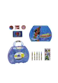 MARVEL - Spiderman Schreibwaren- & Malset Farbenfrohes Set für kleine Künstler - Mehrfarbig 30x25x15
