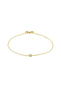 MONCARA - Damen Armband, 585er Gold, 1 Diamant ca. 0,035 Karat - Gelbgold