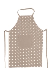 KRACHT® - Küchenschürze "Punkte" - 12 BEIGE